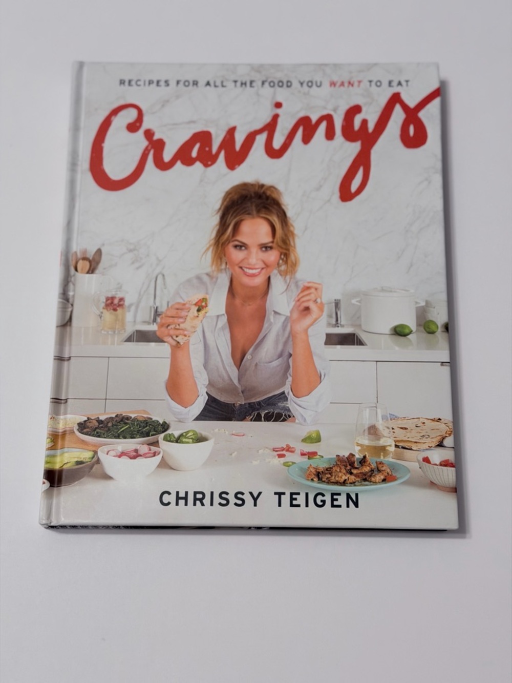 Chrissy Teigen Cravings Recipes for All the Food You‎ Want to Eat Hardcover Book